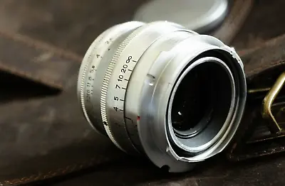 USSR Sonar Jupiter 8 50mm F/2 Lens Silver SLR For Leica Standard CLA VERY RARE • $99.99