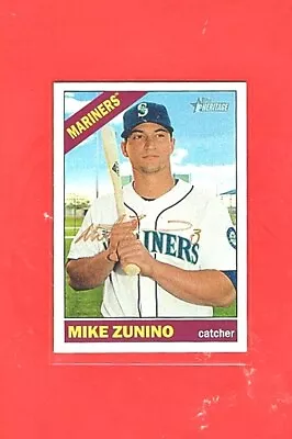 2015 Topps  Mike Zunino Autographed  Seattle Mariners Card Nm • $2.49