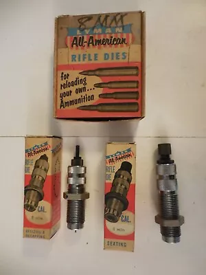 Vintage Lyman -all-american  8mm Mauser  Caliber Full-length 2 Die Set • $30