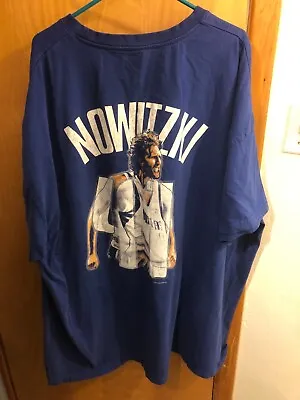 Big & Tall Dallas Mavericks Dirk Nowitzki T-Shirt Size 6XL Big • $10