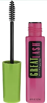 Maybelline Great Lash Lots Of Lashes Washable Mascara 140 Blackest Black 0.43 O • $11.02