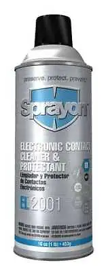 $21.54 • Buy Sprayon S02001000 Sprayon 16 Oz. Aerosol Can, Electronic Contact Cleaner