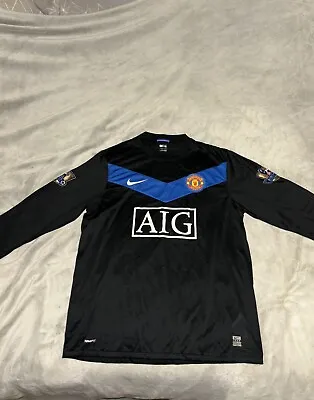 Manchester United Football Shirt Black Away 2009/10 Season Size L ## OWEN 7 ## • $138.96