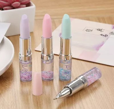 £2.85 • Buy Novelty Lipstick Glittery Pen Stationery Gift Party Loot Bag Stocking Fillers