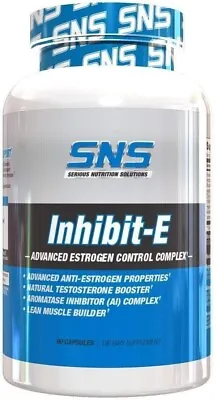 SNS Inhibit-E Advanced E Control And Test Booster Complex 90 Capsules Brand New • $24.39