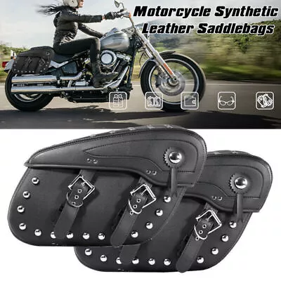 $129.99 • Buy Saddlebags Side Luggage For Yamaha V Star 1300 1100 950 650 XVS Custom Classic