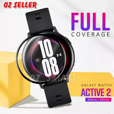 2xFull Cover Soft Fiber Glass Screen Protector For Samsung Galaxy Watch Active 2 • $5.95