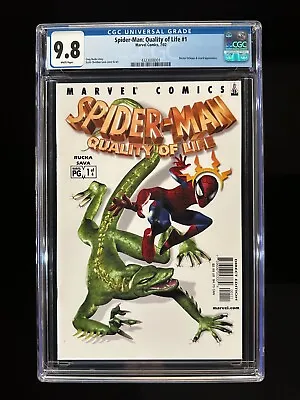 Spider-Man: Quality Of Life #1 CGC 9.8 (2002) - Doctor Octopus Lizard App • £40.54