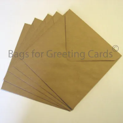 Brown Ribbed & Fleck Eco-Kraft Envelopes • £11.24