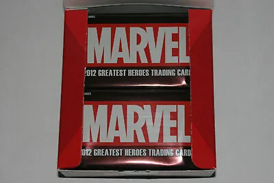 2012 Marvel Greatest Heroes OPEN BOX 24 Sealed Packs NO SKETCH • $299.99