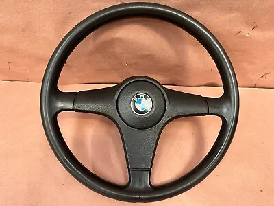 BMW 325i M3 320I E30 Genuine Sport Leather Steering Wheel M-technik OEM #88258 • $300.72