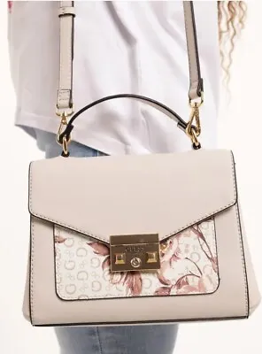 $56 • Buy GUESS Women's Floral Design Crossbody Handbag Purse