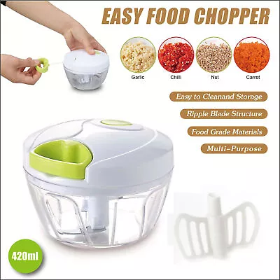 Easy Food Chopper 420ml • $18.69