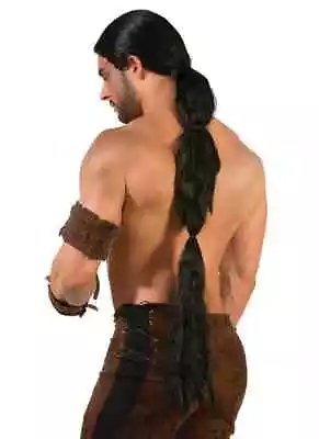 Warrior Wig Medieval Game Thrones Khal Drogo Halloween Adult Costume Accessory • $25.57