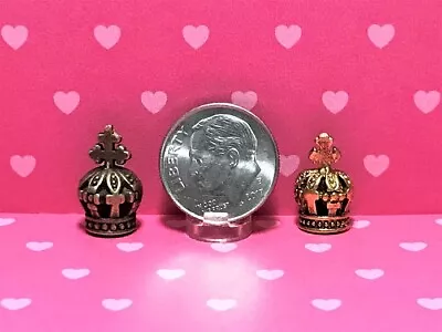 Dollhouse Miniature Crown -Can Be Small 1:12 Scale Or 1:24 Scale-Choice Of Color • $4.99