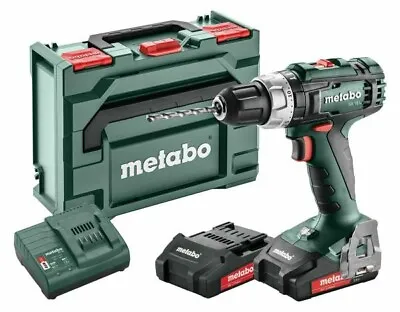 Metabo SB 18 L 18v Cordless Combi Drill With 2 X 2.0Ah Batteries In MetaBOX • £129.95