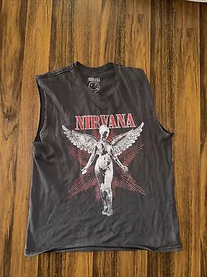 Nirvana Sleeveless Shirt Tank Vintage • $45