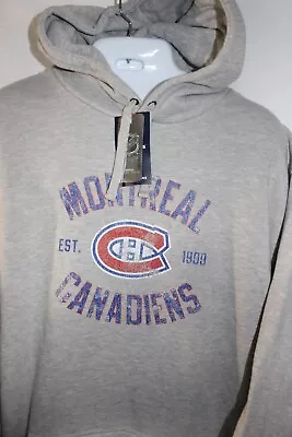 Montreal Canadiens GREY NHL HOODED SWEATSHIRT SZ:5XL 5X NWT • $29.55