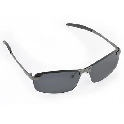 $15 • Buy Mens Polarized Aviator Gun Metal Grey Sunglasses Driving Goggles Outdoor  