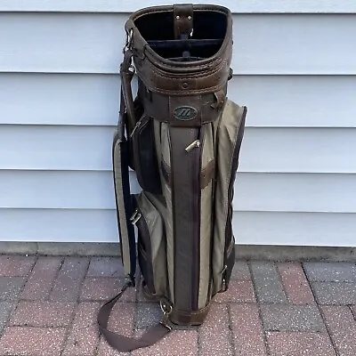 Omega Series UC Collection Mizuno Golf Bag 6 Way Divider Cart Bag 80s Vintage • $47.99