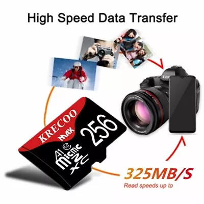 Micro SDXC TF Card 64GB 128GB 256GB Class 10 Memory Card For Smartphones&Tablets • $8.30