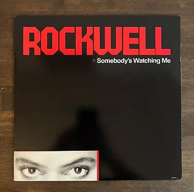 ROCKWELL: SOMEBODY'S WATCHING ME / Michael Jackson - MOTOWN Vinyl 1984 PRESS • $8