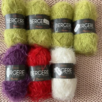£5 • Buy Berger De France Plume 7 X 50g Mixed Colours New