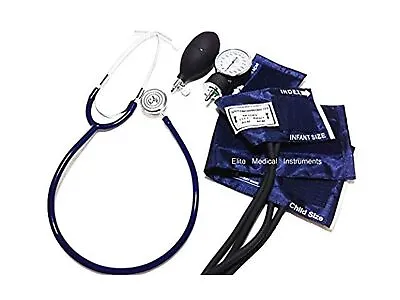 EMI #311 Pediatric Aneroid Sphygmomanometer Set Child And Infant Cuff Plus Ba... • $47.51