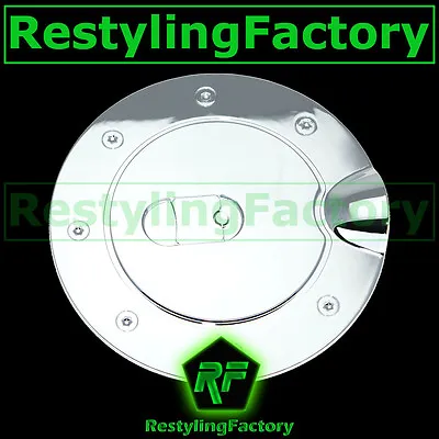 07-13 Chevy Silverado 1500+2500+3500+HD Triple Chrome Fuel Gas Cap Door Cover • $19.23