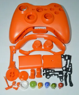 Gamepad Protective Housing Shell Cover Buttons For XBox 360 Controller -Orange • $11.62