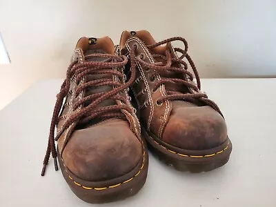 Vintage Dr. Martens Doc 8A42 Chunky Lace Up Leather Men’s Shoes Size UK 8 US 9 • $54.99