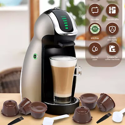 6Pcs Refillable Coffee Food Grade PP Capsules Reusable Coffee Pods Coffee LoKri • $13.89