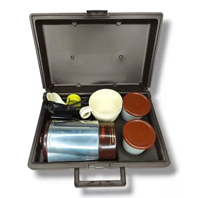 Vintage Nesco Traveler Automatic Coffee Maker Kit Set W/ Case Complete Clean  • $21.74