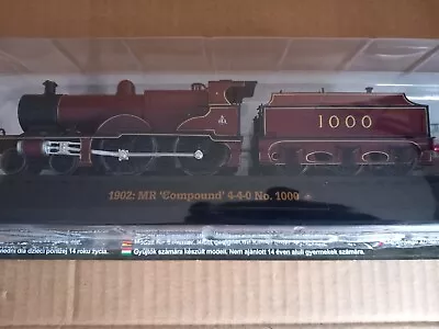 Amercom Midland Railway 'Compound' 4-4-0 No.1000 Locomotive • £6.99