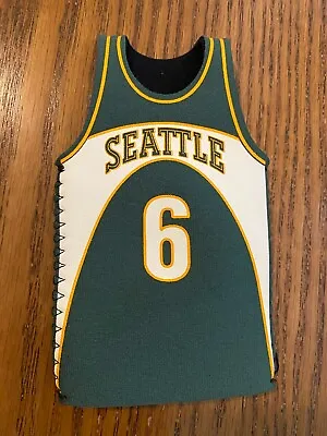 Vintage Seattle Supersonics SGA Koozie Miller Lite Sonics #6 • $4.99