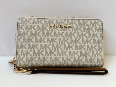 Michael Kors Jet Set Travel Multifunction Flat Large Phone Case Wallet • $59