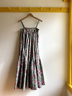 Vintage Rare 1970s CACHAREL Liberty Print Sundress Maxi Dress XS Made In France • $360