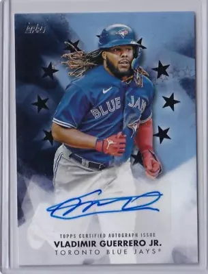 Vladimir Guerrero Jr. 2024 Topps Series 1 Baseball Stars Auto /199 Blue Jays • $54.99