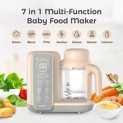 Baby Food Maker Food Steamer And Blender Baby Food Processor Grinder Warmer New  • $39.99