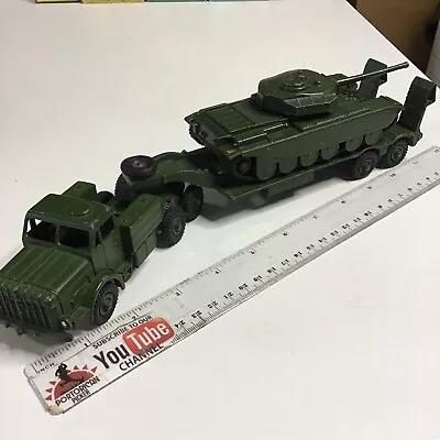 Dinky Super Toys Military Green #660 Mighty Antar Truck #651 Centurion Tank 1/43 • $16.09