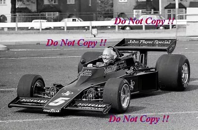 £3.20 • Buy Colin Chapman JPS Lotus 77 Pre Season Launch 1976 Photograph