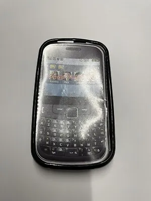 Samsung Chat 335 S3350 Black Gel Case Cover Back TPU New Pouch • £8.99