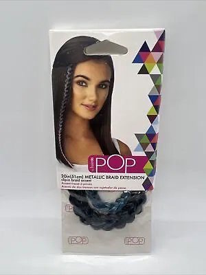 HAIRDO BY POP 20  Hair METALLIC BRAID EXTENSION TEAL • $4.99
