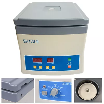 12000PRM/min 15300xg Microhematocrit High Speed Medical Lab Centrifuge 110/220V • $408.50