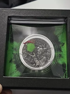 2022 Niue The Alchemist Antiqued 2 Oz .999 Silver Coin - Glow In The Dark • $46