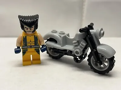 £37.94 • Buy LEGO Wolverine Minifigure W Motorcycle Super Heroes X-Men 6866 Marvel