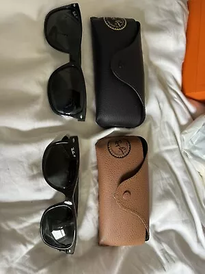 Ray-Ban RB2132 Wayfarer Classic Sunglasses LOT. Tortoise And Black • $29.99