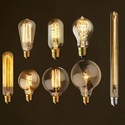 £5.63 • Buy Dimmable Edison Light Bulb E27 40W 220V Retro Vintage Incandescent Ampoule Bulbs