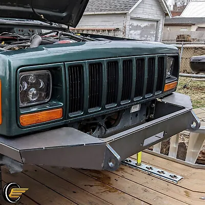 DIY Front Winch Bumper - Bare Metal - For 1984-2001 Jeep Cherokee XJ • $134.90