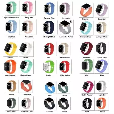£3.75 • Buy Iwatch Strap Band For Apple Watch Series 7 And Case For Series SE 7 6 5 4 3 2 1